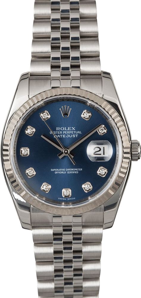 rolex datejust blue diamond|rolex datejust kopen.